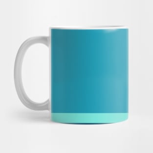 A lovely integration of Water, Tiffany Blue, Water Blue and Marine Blue stripes. Mug